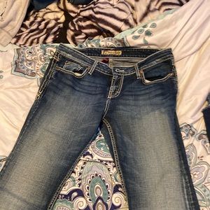 Pants boot cut there to short in the legs for me